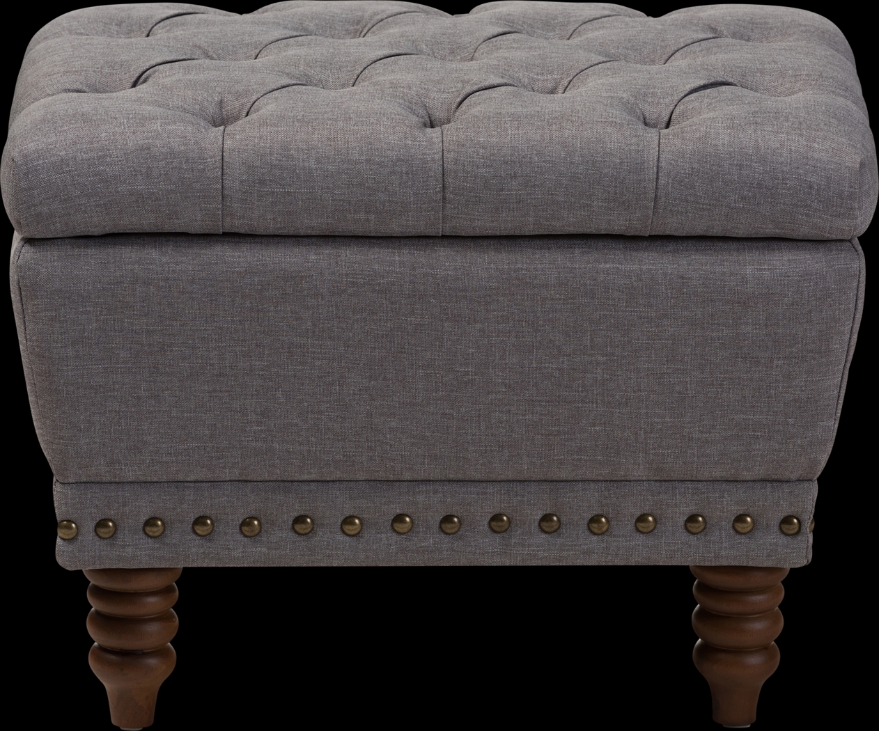 Chalkstonea Light Gray Storage Ottoman - Thumbnail - Image 4