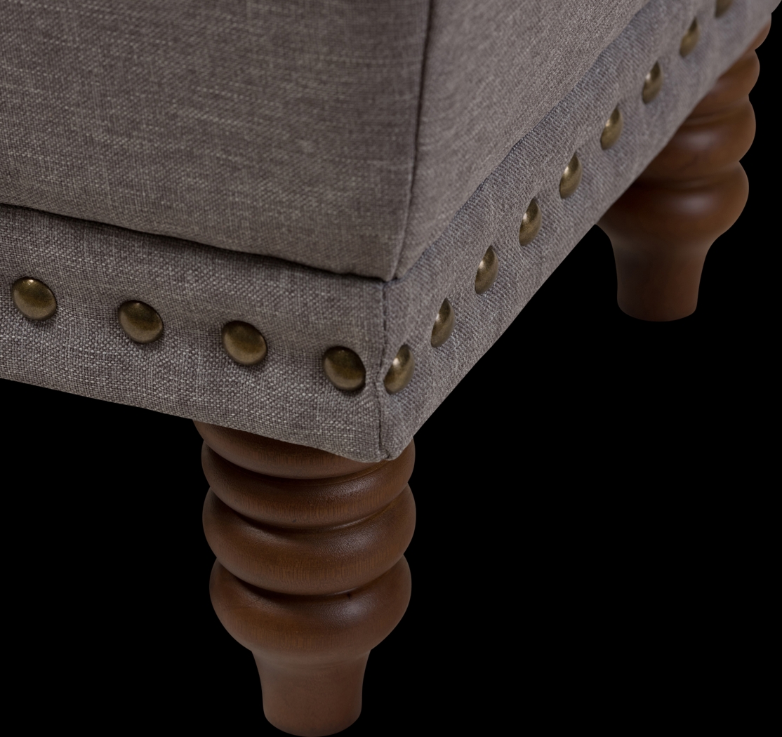 Chalkstonea Light Gray Storage Ottoman - Thumbnail - Image 8