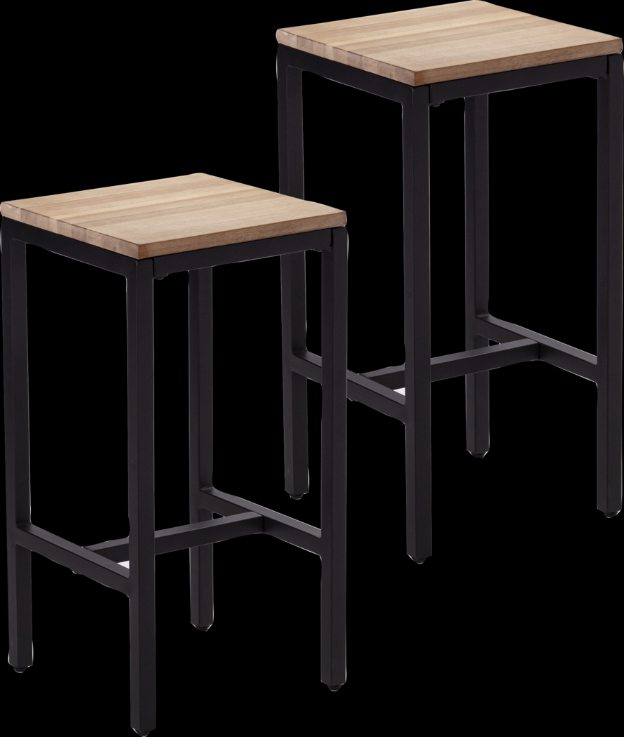 Chalkville Natural Counter Height Stool, Set of 2 - Thumbnail - Image 1