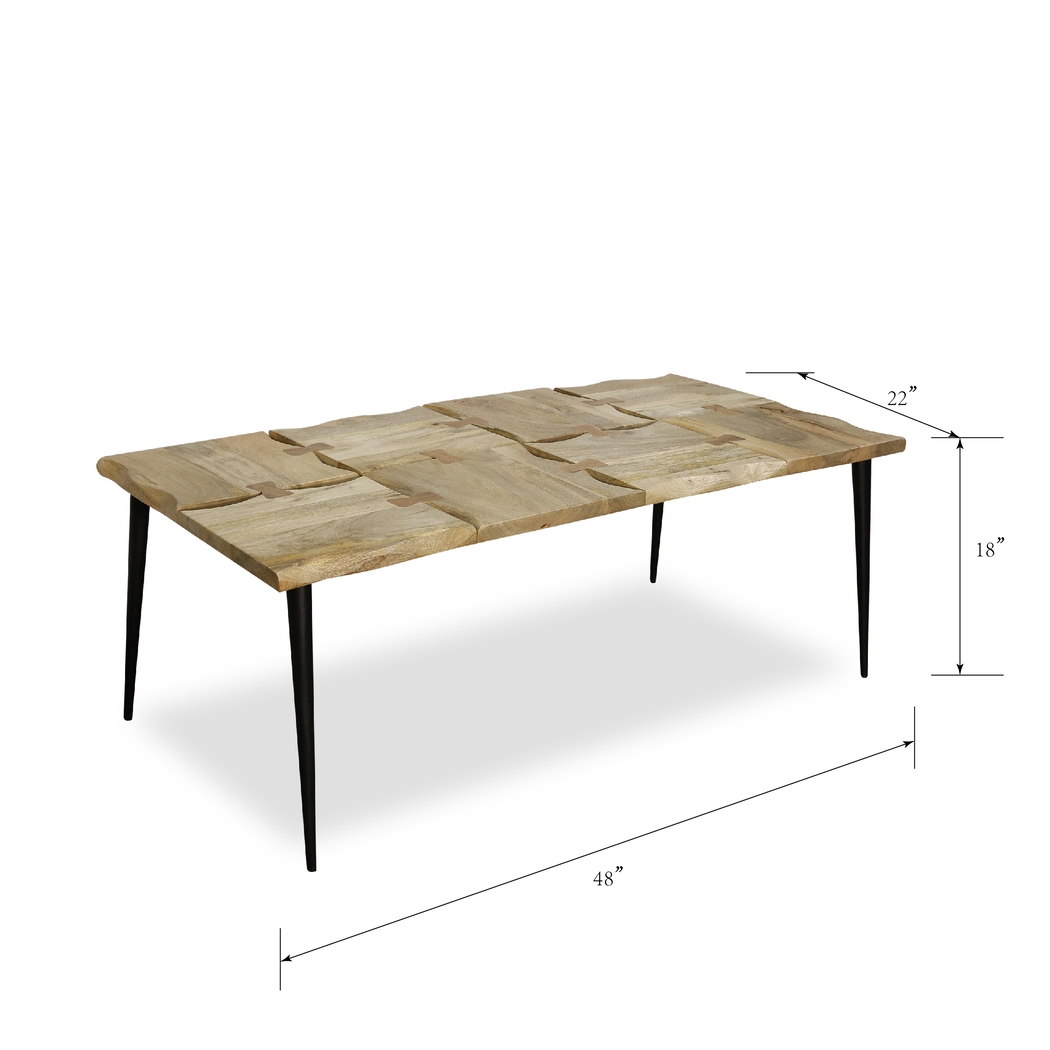 Challain Natural Cocktail Table - Thumbnail - Image 2