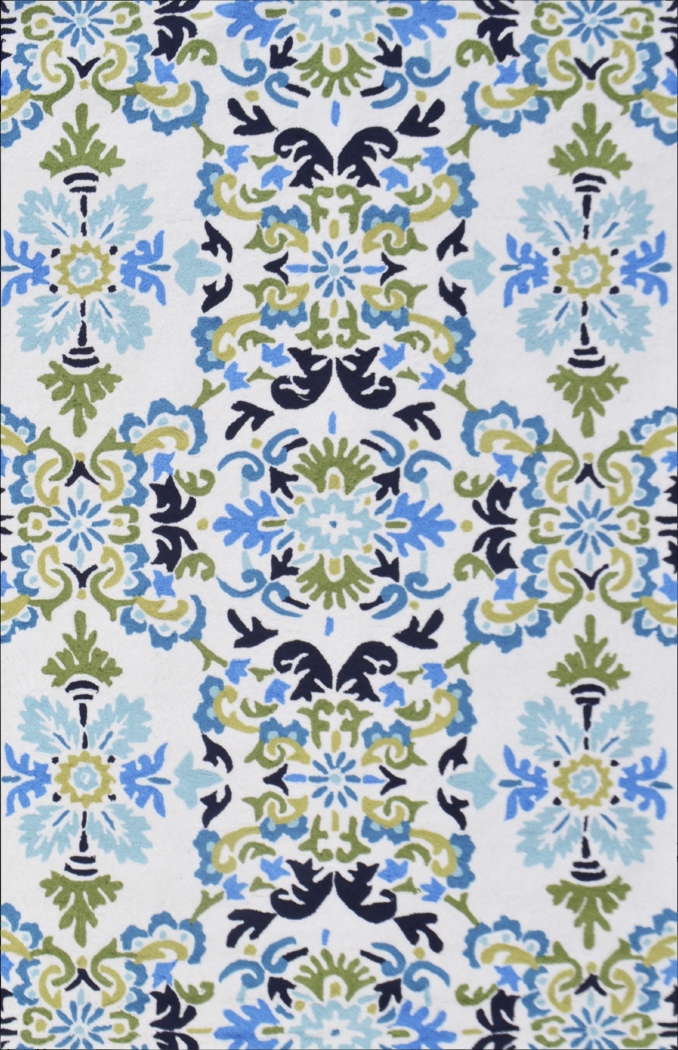 Challon Blue 8' x 10' Indoor/Outdoor Rug - Thumbnail - Image 1