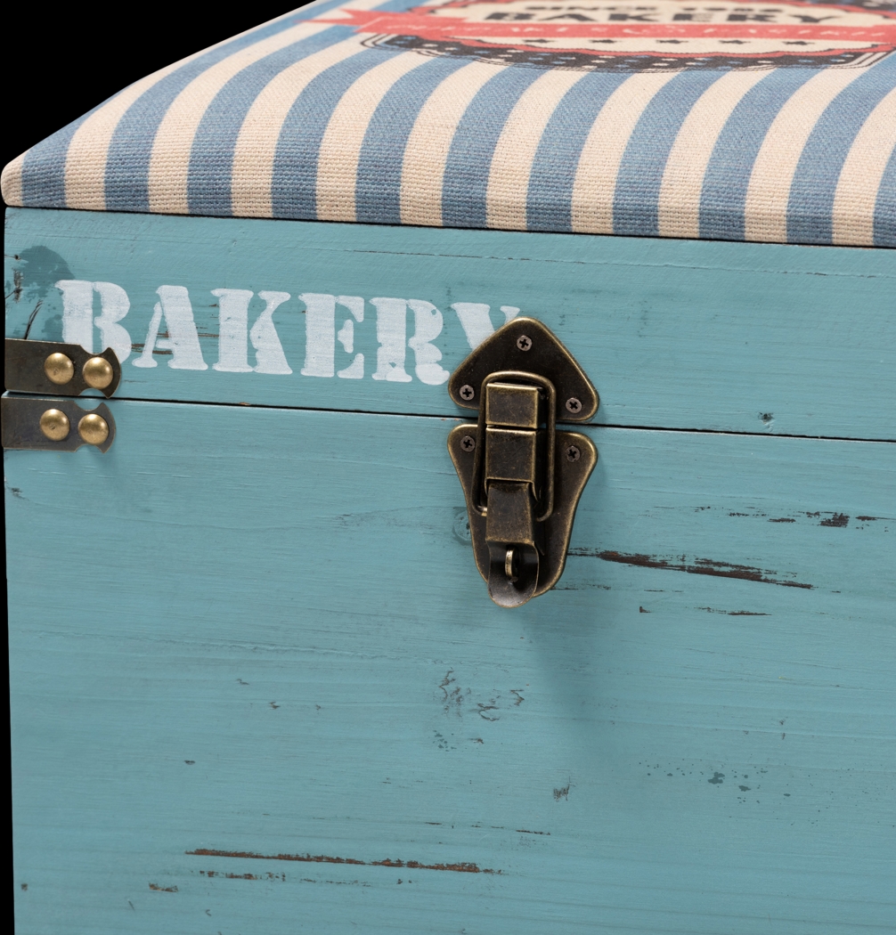 Chalma Blue Ottoman - Thumbnail - Image 8