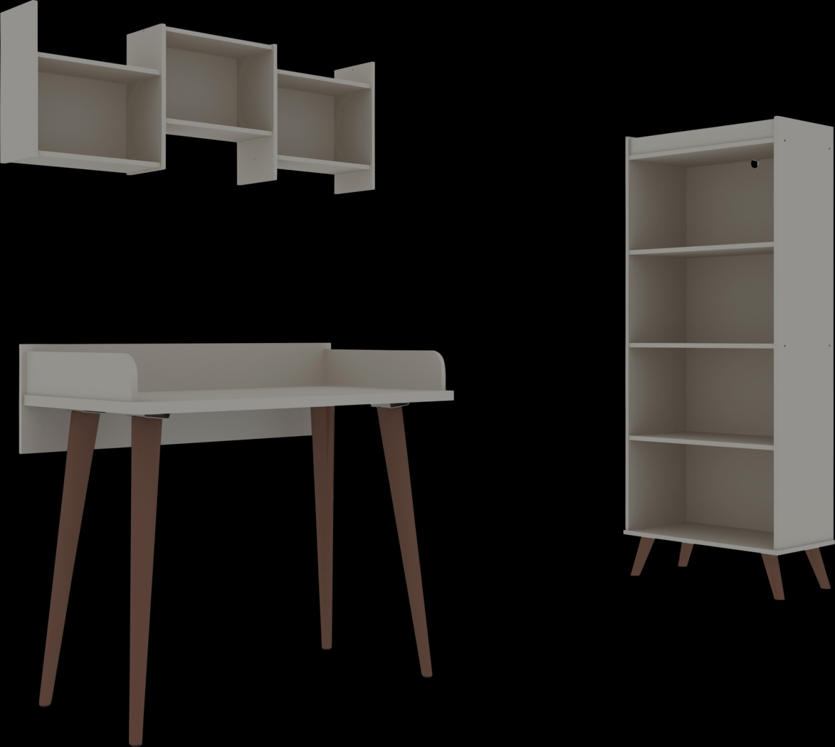 Chalon Beige Office Set, 3 Pc - Thumbnail - Image 1