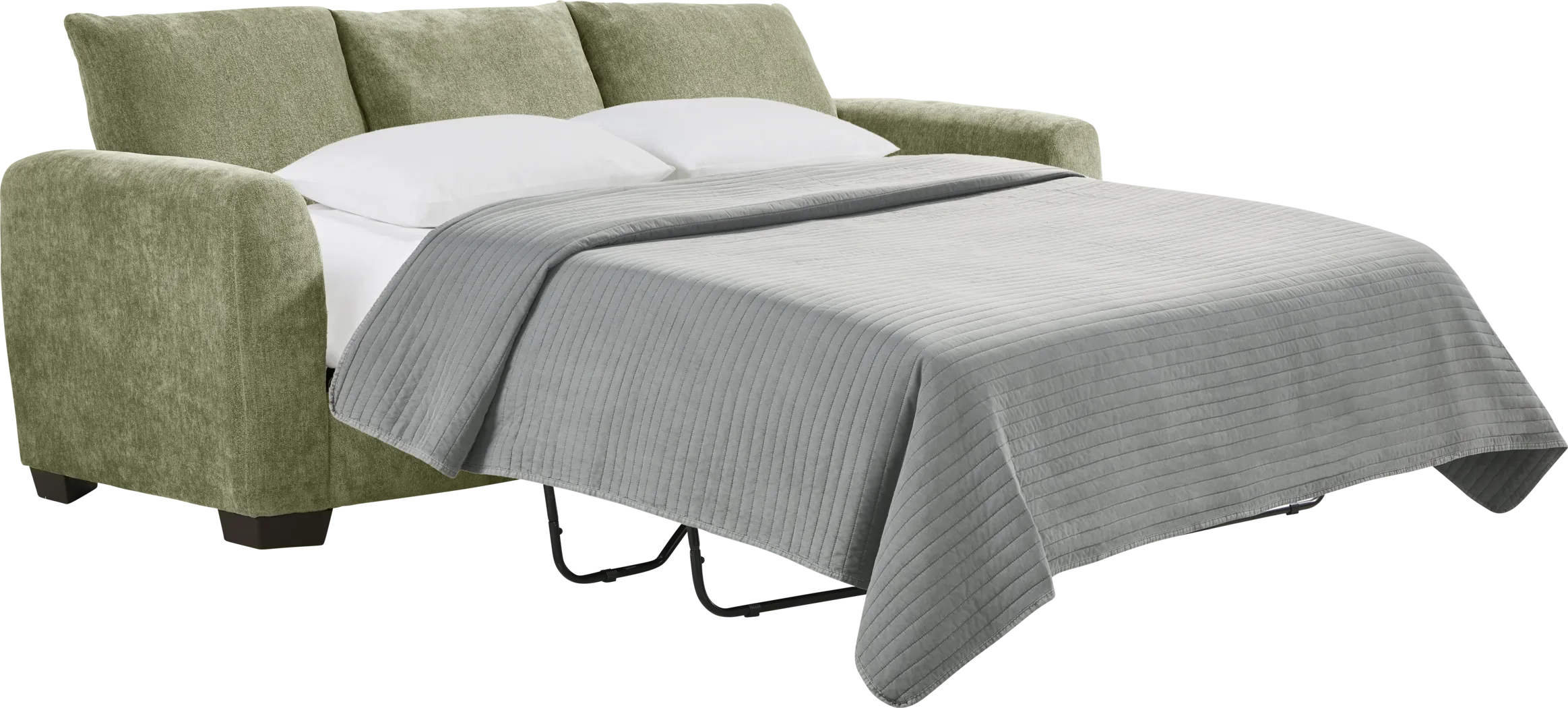 Chamberlain Green Sleeper Sofa - Thumbnail - Image 2