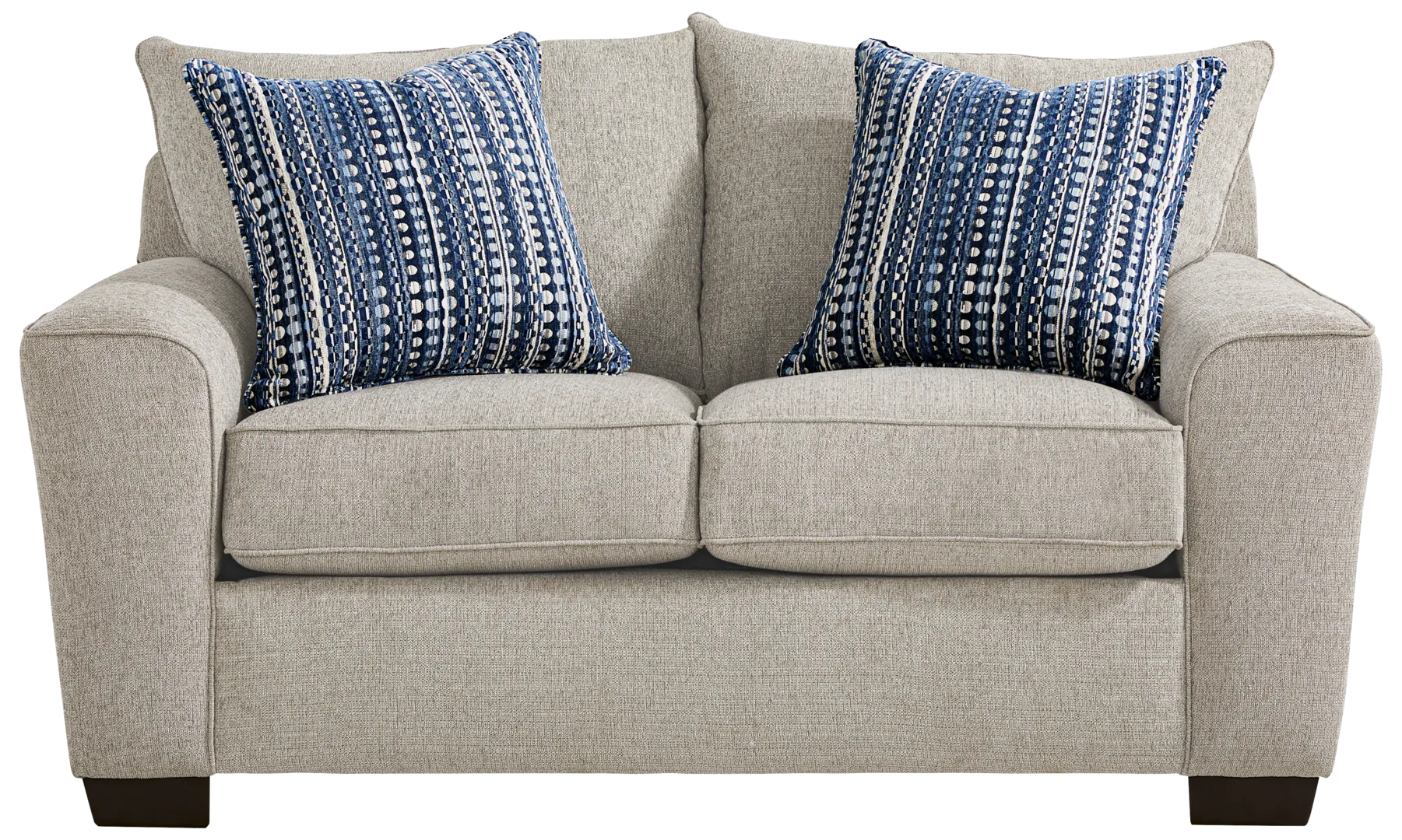 gray loveseat