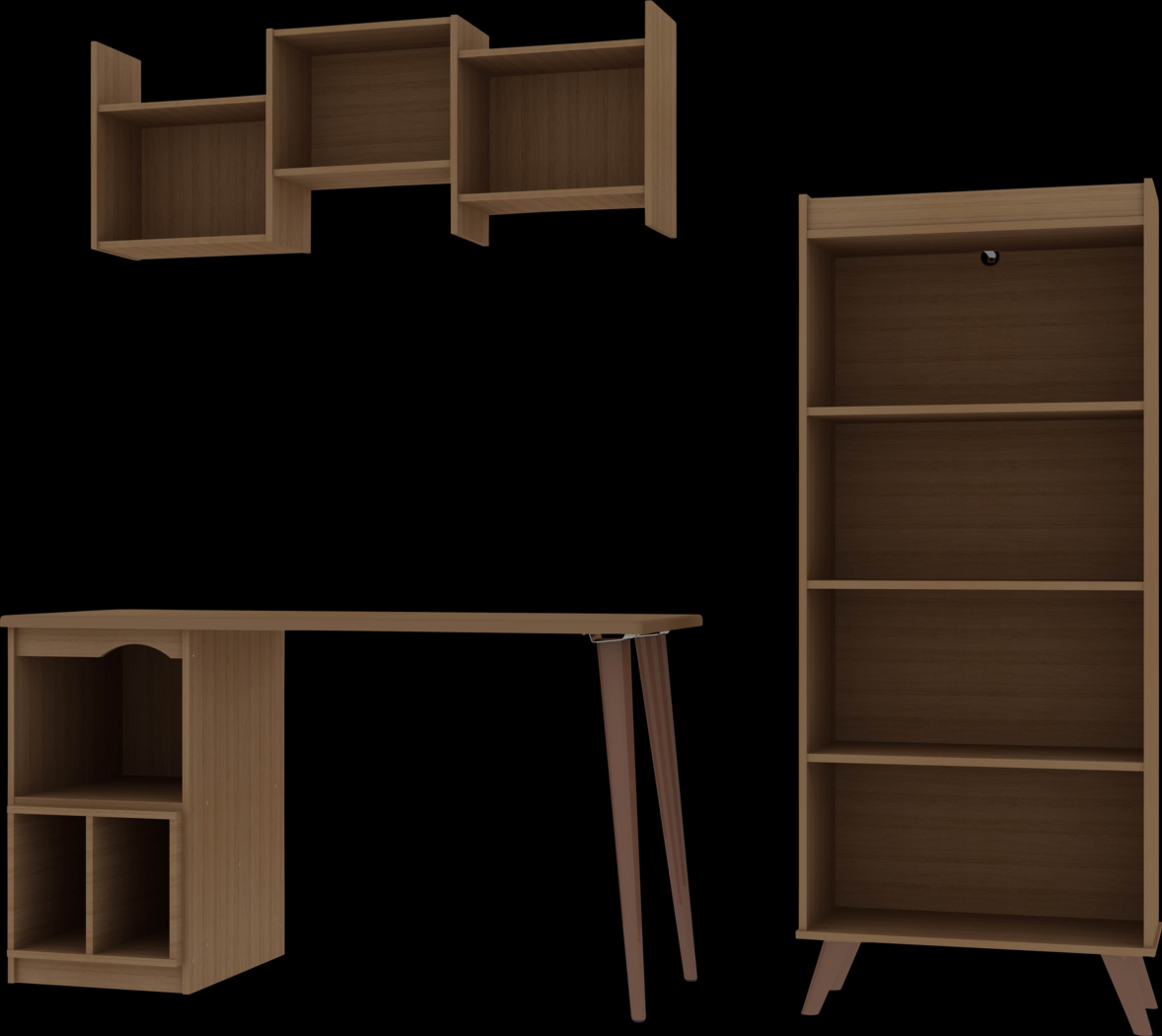 Chambliss Red Office Set, 3 Pc - Thumbnail - Image 1