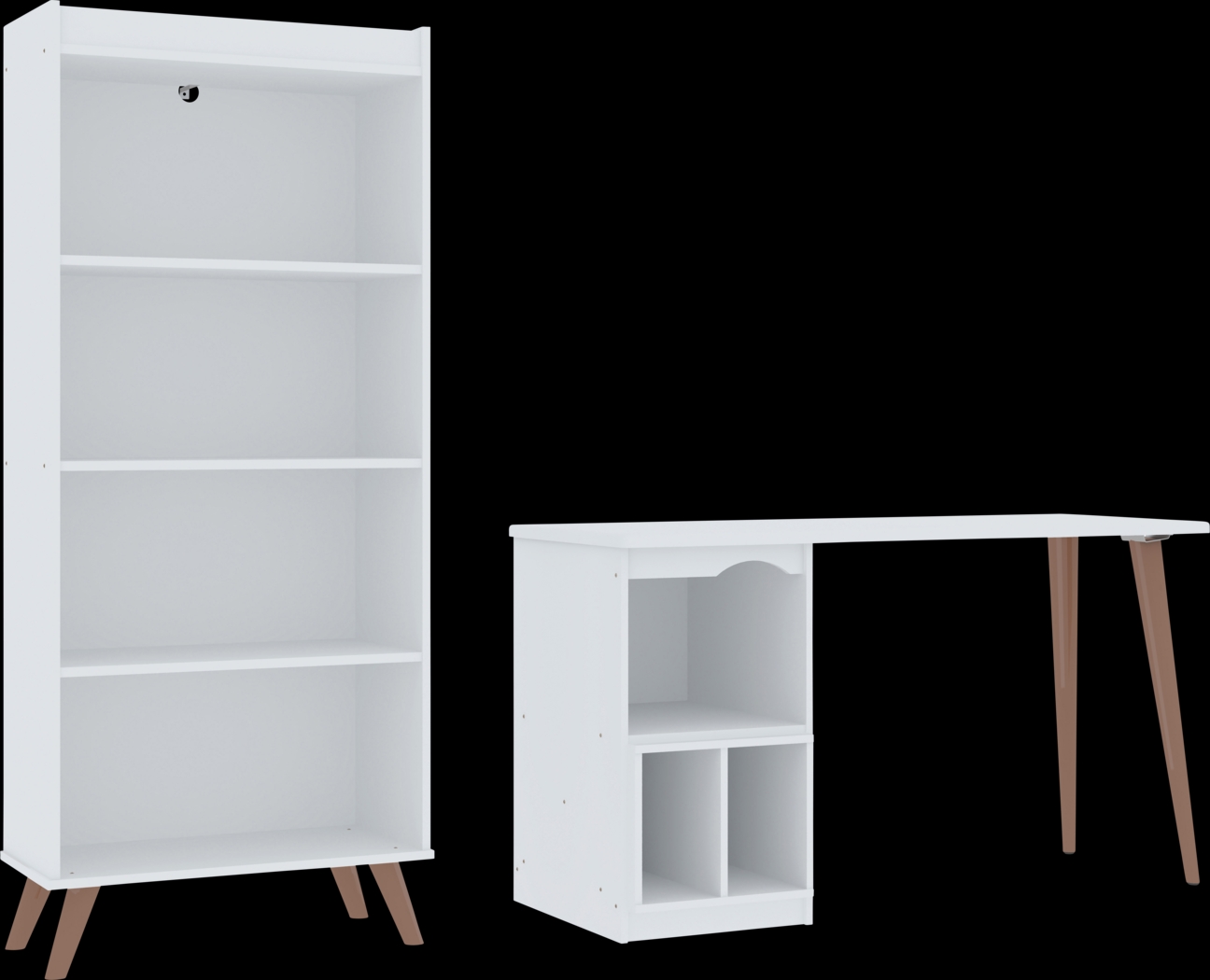 Chambliss White Office Set, 2 Pc - Thumbnail - Image 1