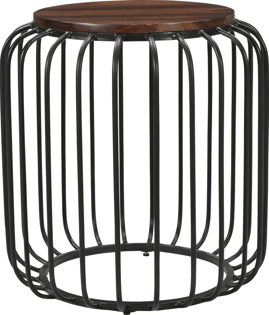 Chamboard Brown Accent Table - Thumbnail - Image 2