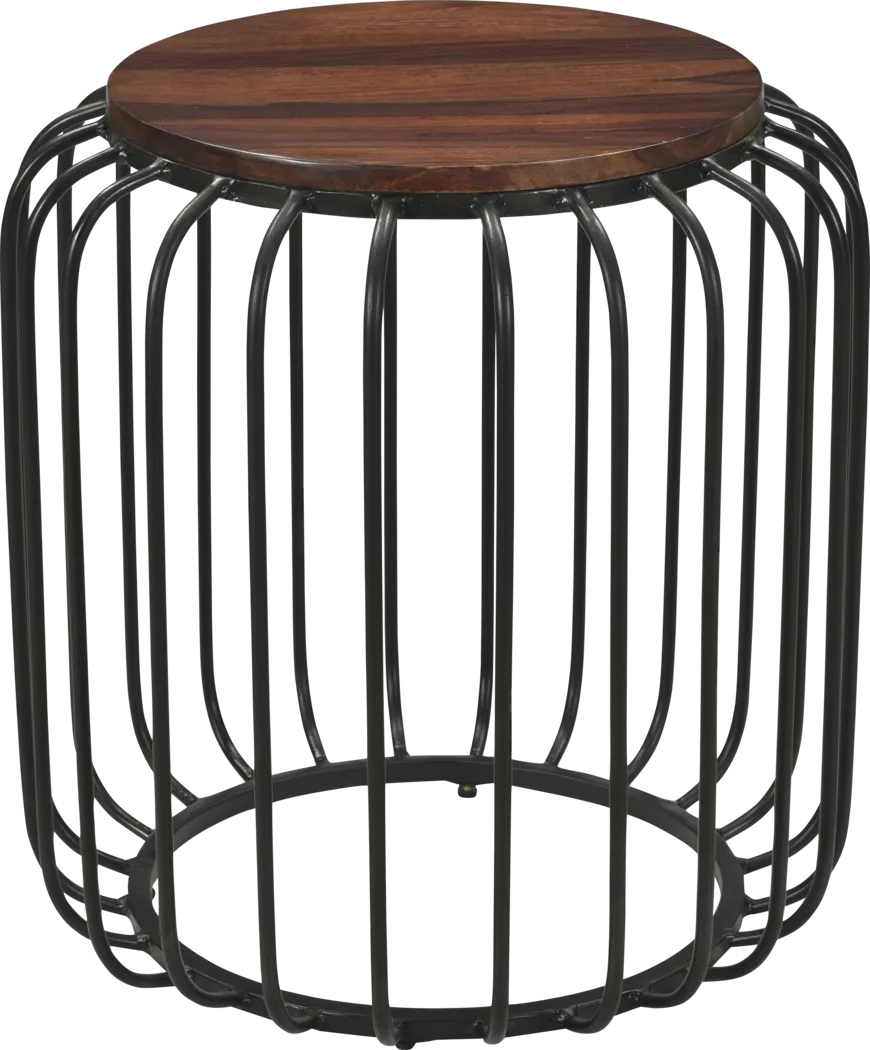 Chamboard Brown Accent Table - Thumbnail - Image 1