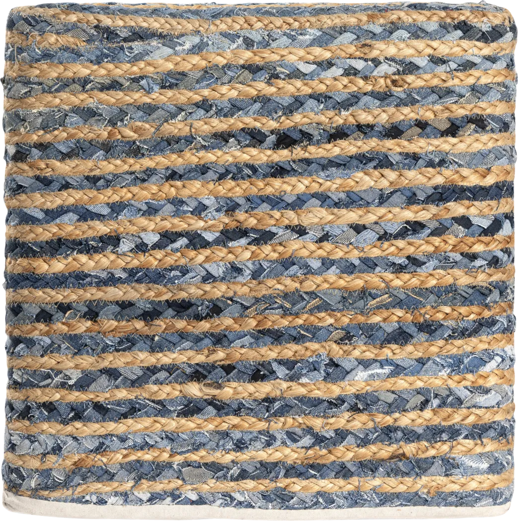 Chamgan Blue Pouf - Thumbnail - Image 4