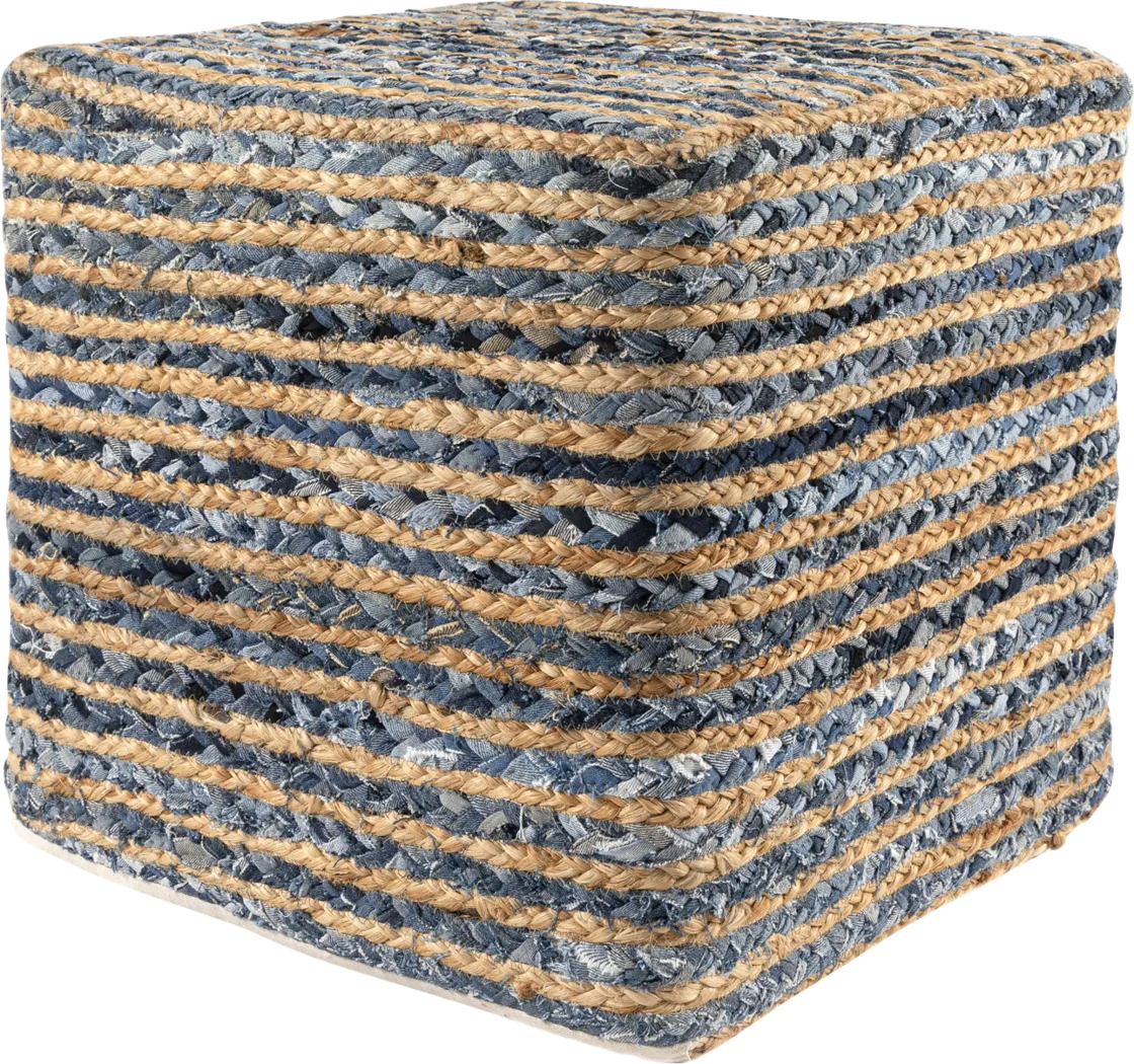 Chamgan Blue Pouf - Thumbnail - Image 7