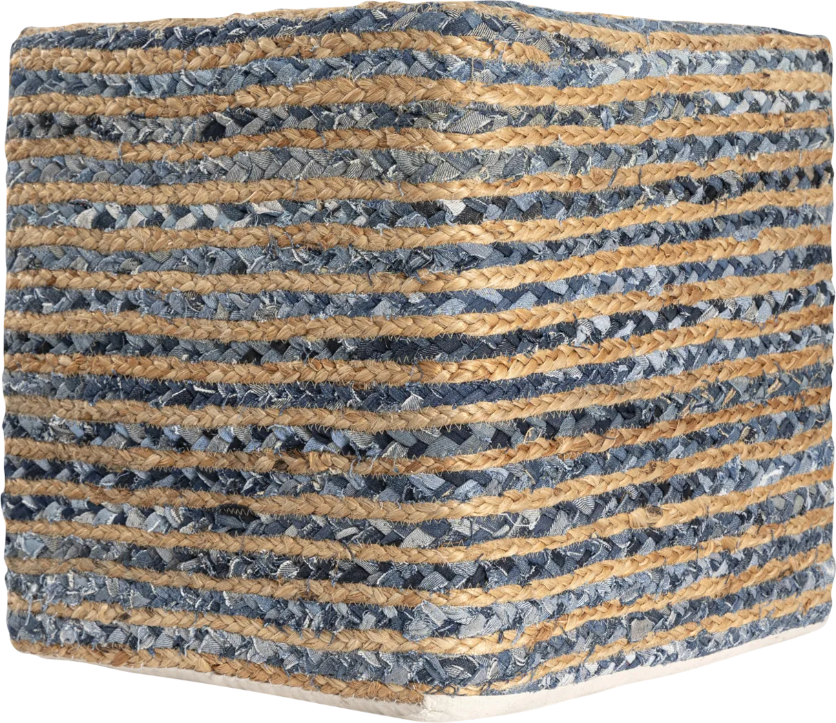 Chamgan Blue Pouf - Thumbnail - Image 1