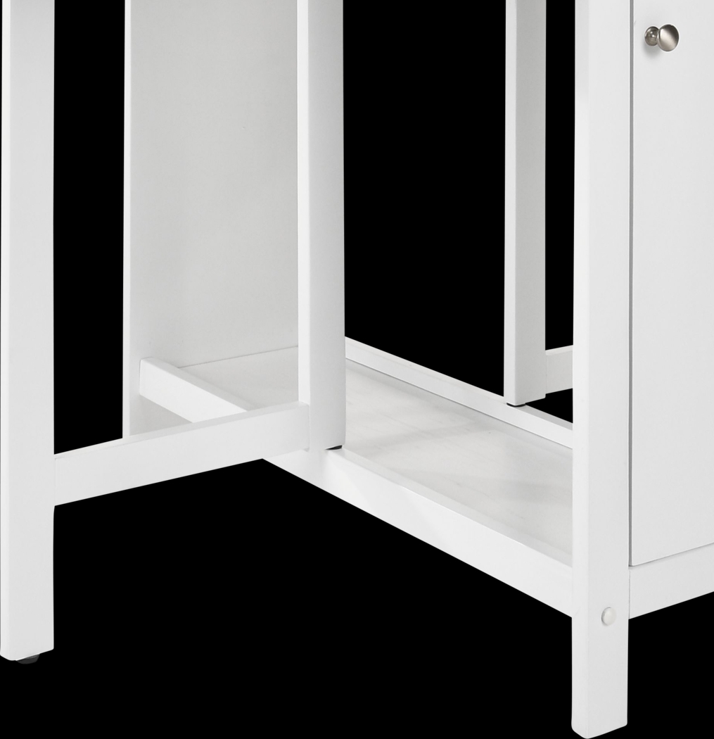 Chamois White Folding Dining 5pc Set - Thumbnail - Image 14