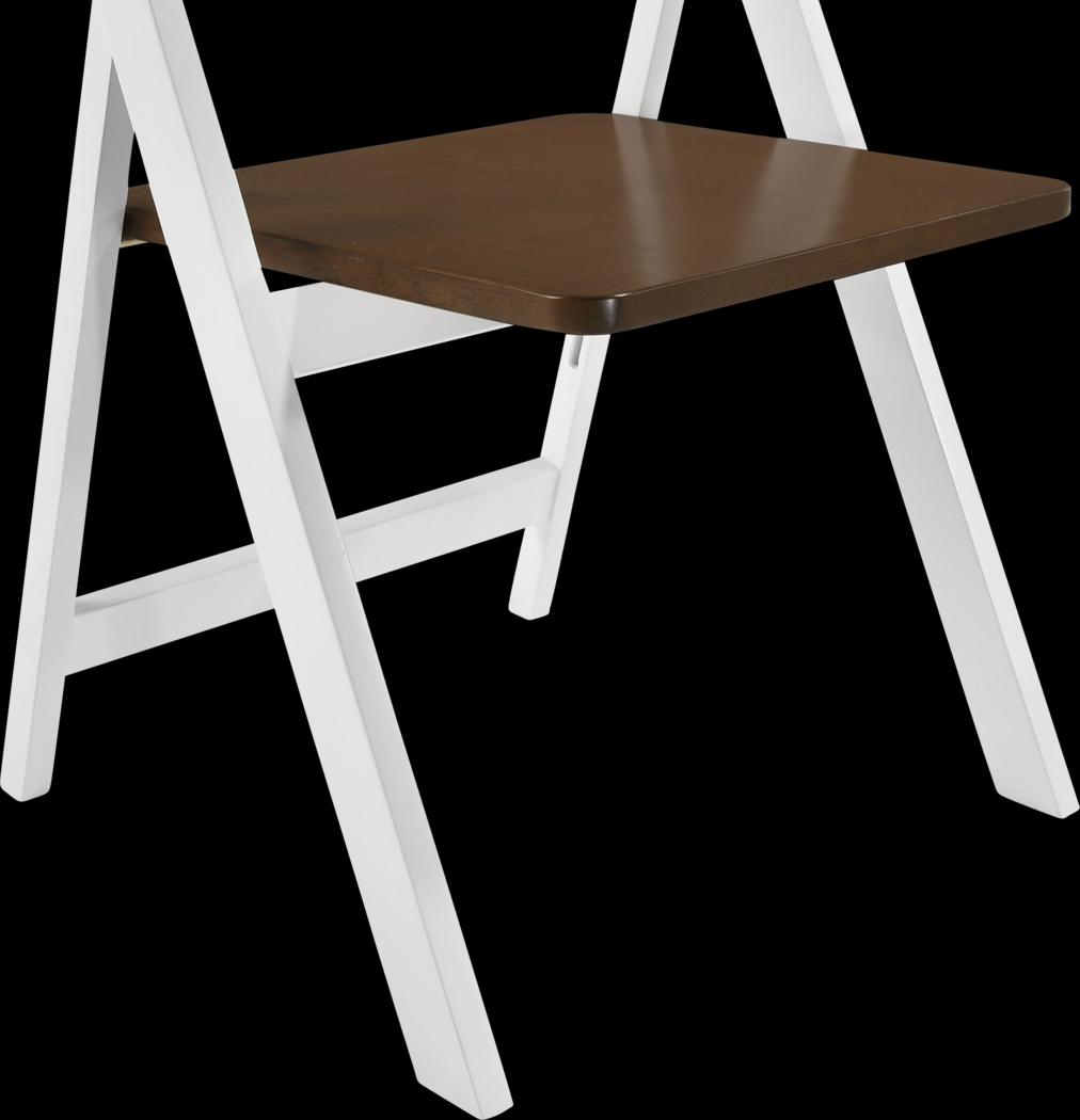 Chamois White Folding Dining 5pc Set - Thumbnail - Image 15