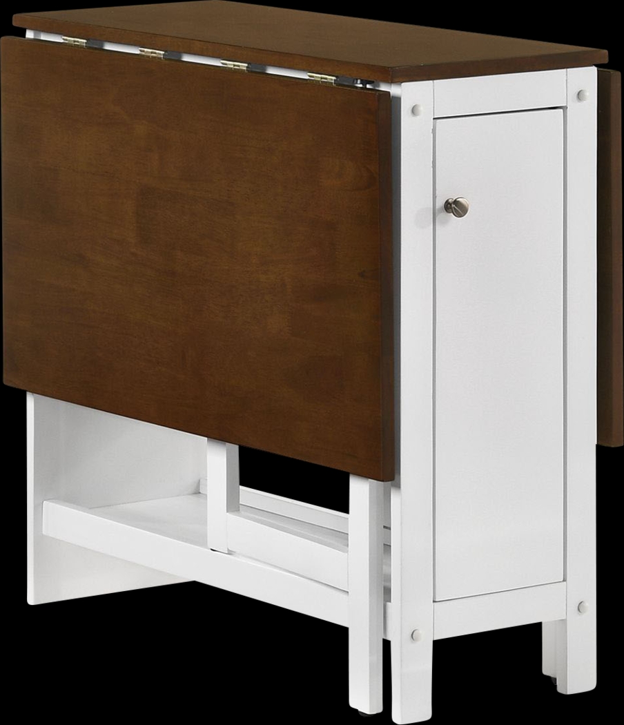 Chamois White Folding Dining 5pc Set - Thumbnail - Image 3