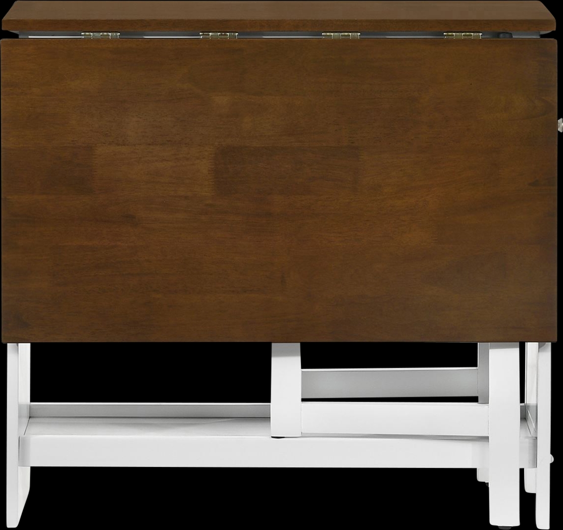 Chamois White Folding Dining 5pc Set - Thumbnail - Image 6