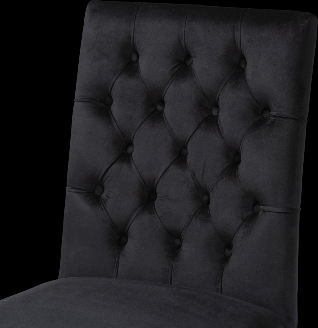 Champeau Black Side Chair, Set of 2 - Thumbnail - Image 6