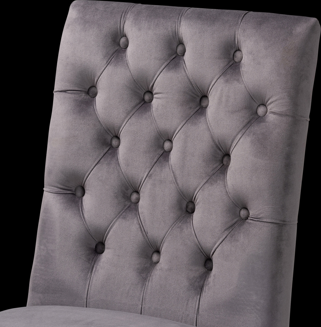 Champeau Gray Side Chair, Set of 2 - Thumbnail - Image 6