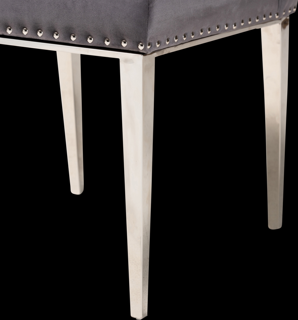 Champeau Gray Side Chair, Set of 2 - Thumbnail - Image 7