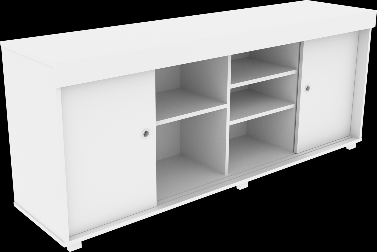 Chamto White 63in. Console - Thumbnail - Image 6
