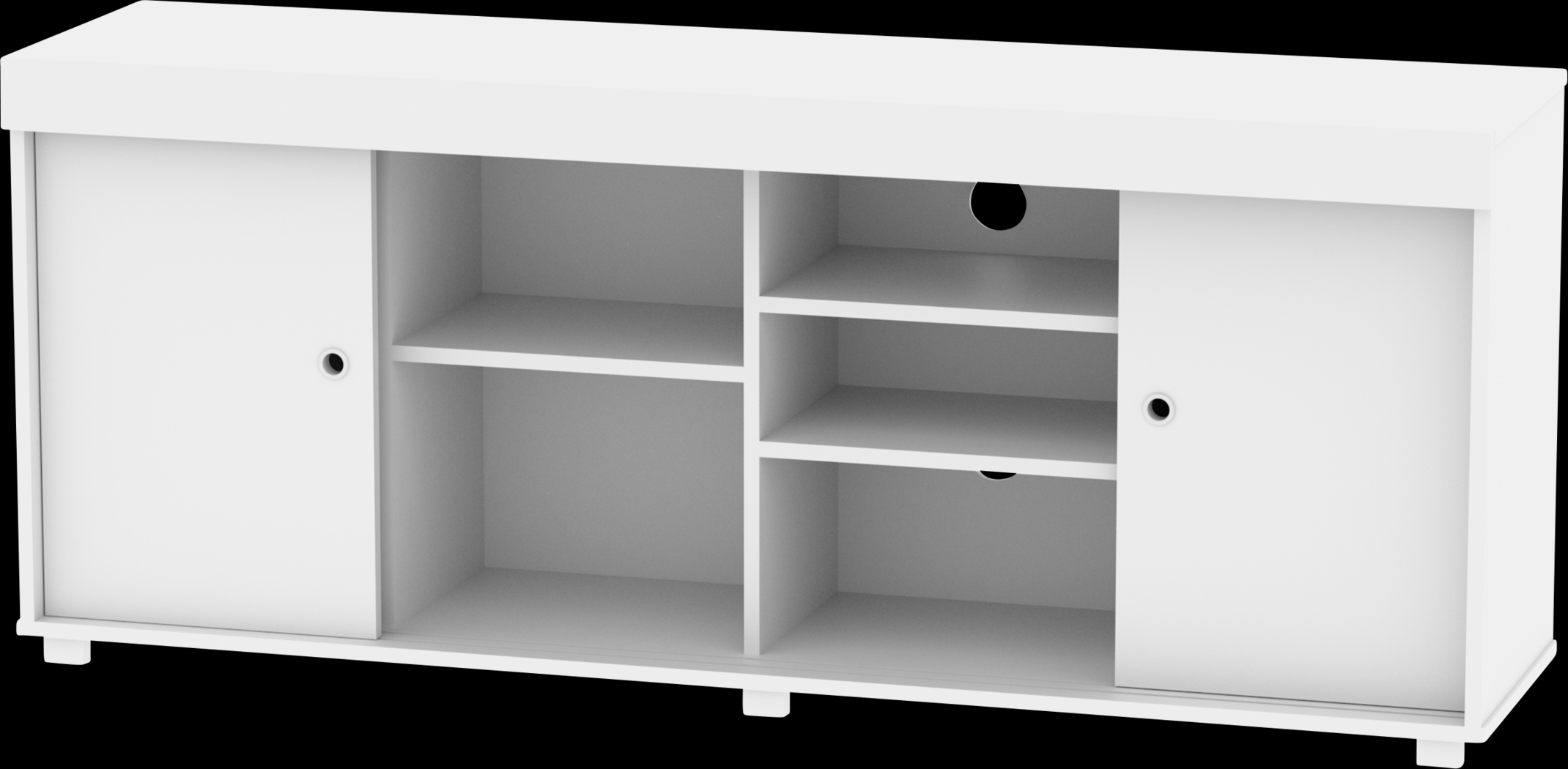 Chamto White 63in. Console - Thumbnail - Image 8