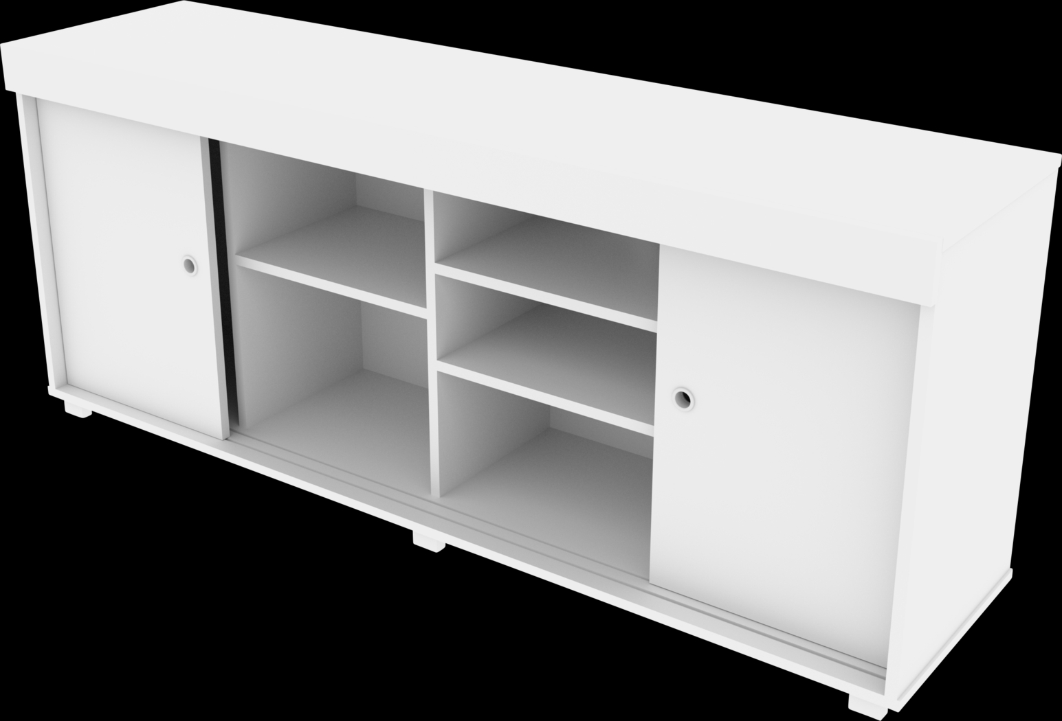 Chamto White 63in. Console - Thumbnail - Image 9