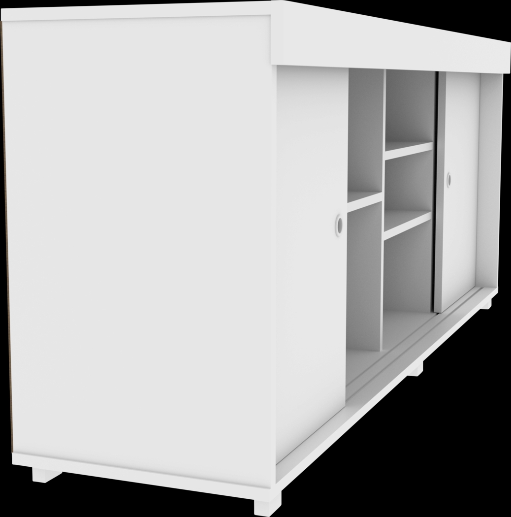 Chamto White 63in. Console - Thumbnail - Image 10