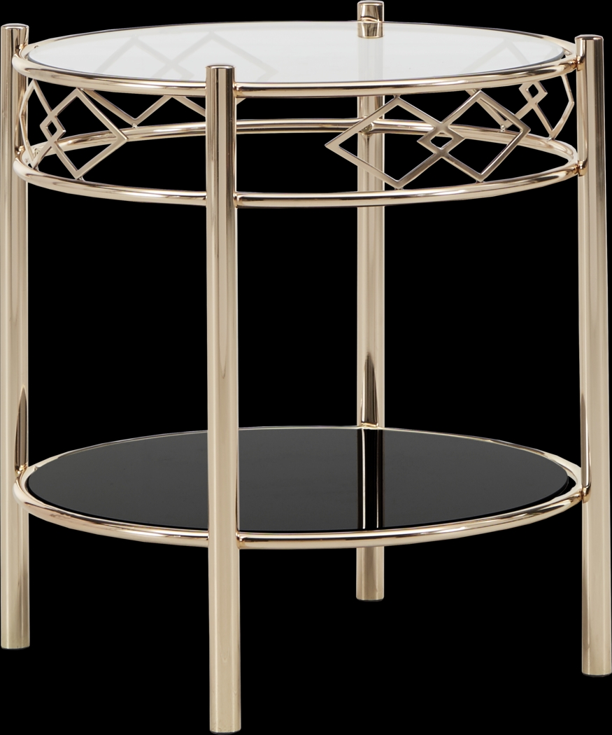 Chancery Rose Gold End Table - Thumbnail - Image 1