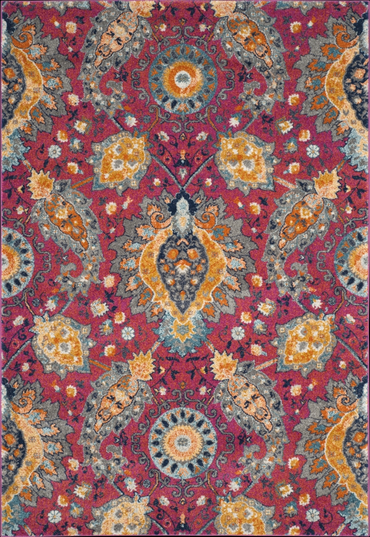Chancey Park Fuchsia 5'1 x 7'6 Rug - Thumbnail - Image 1