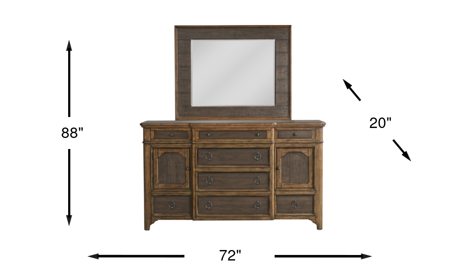 Dimension Image. Please refer to the Dimension Tab on this page for dimension details.