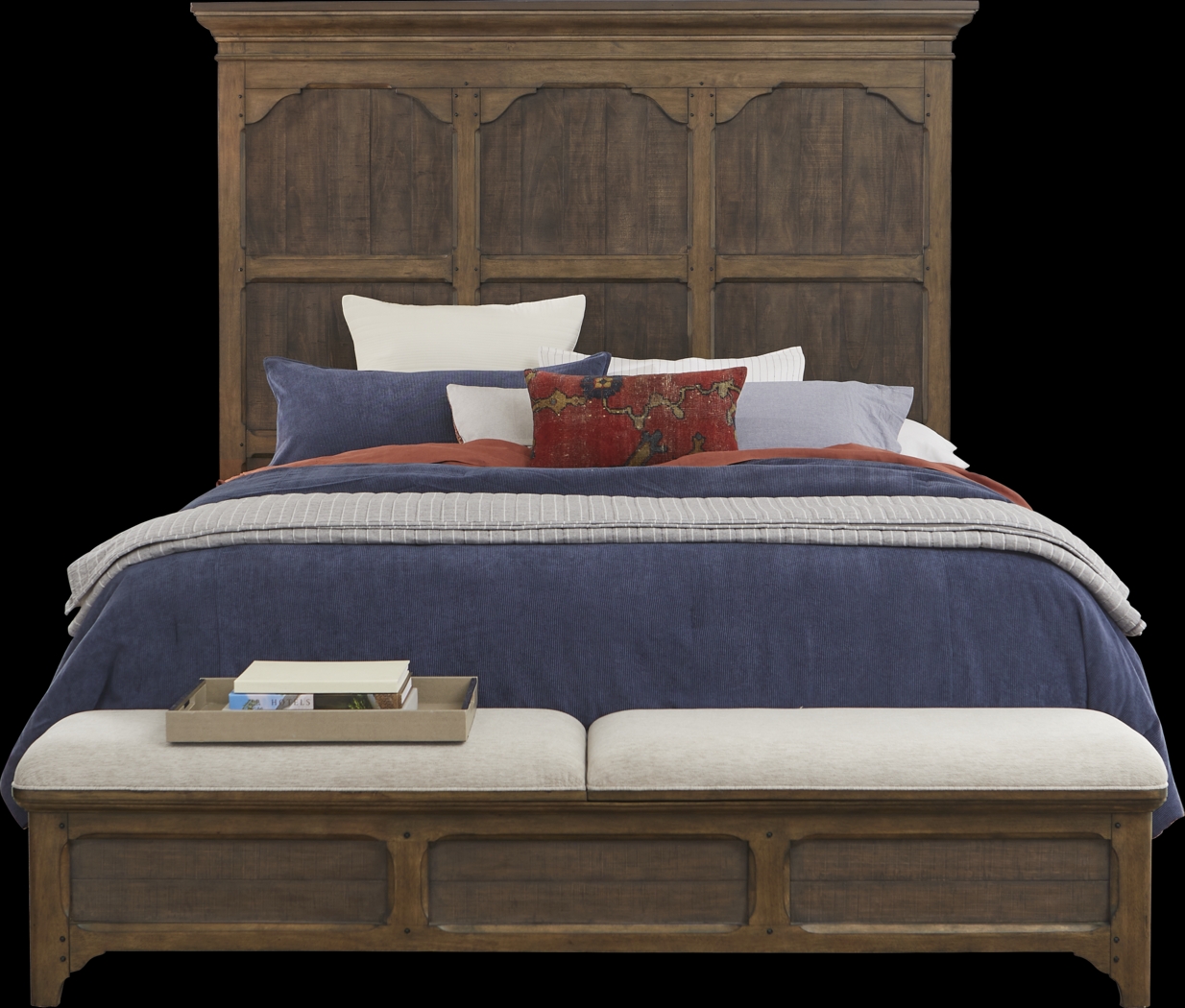 Chandler Hills Brown 5 Pc King Storage Bedroom - Thumbnail - Image 2