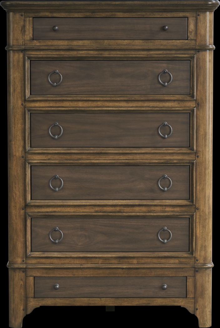 Chandler Hills Brown 8 Pc Queen Storage Bedroom - Thumbnail - Image 11