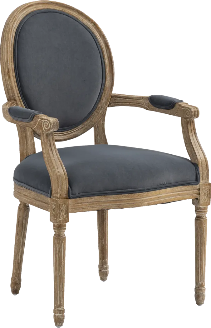 Chandon Gray Accent Chair - Thumbnail - Image 1