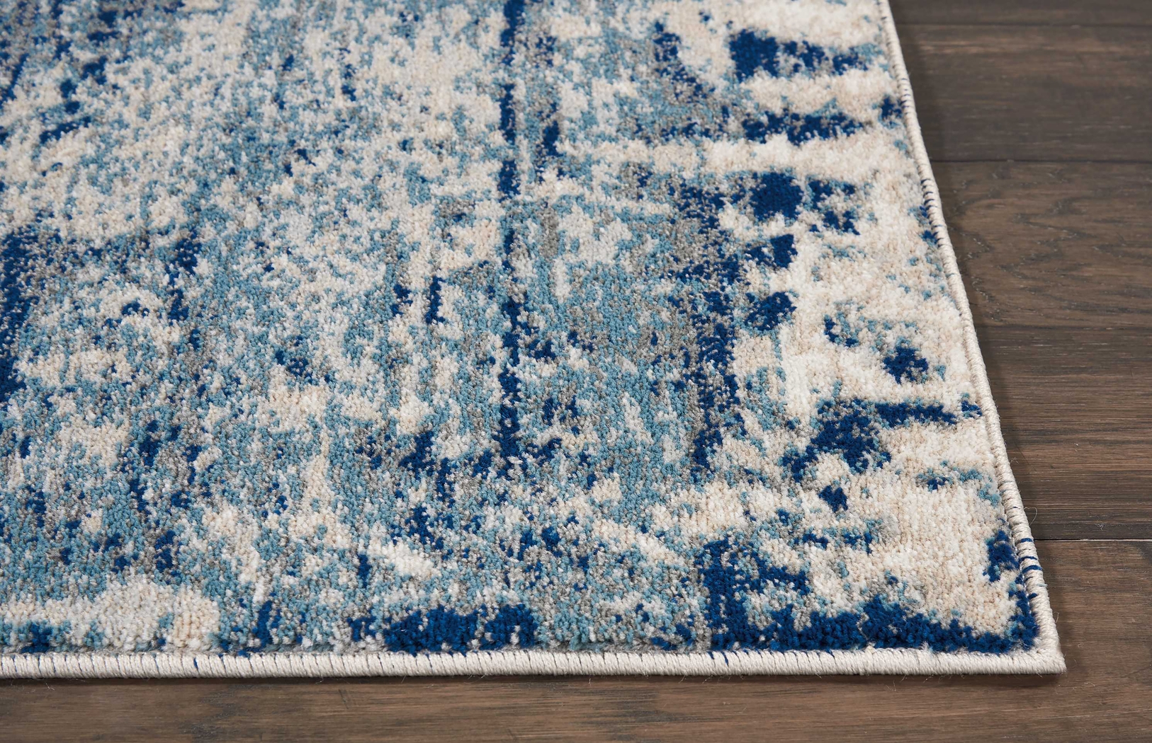 Channe Blue 2'2 x 7'6 Runner Rug - Thumbnail - Image 2