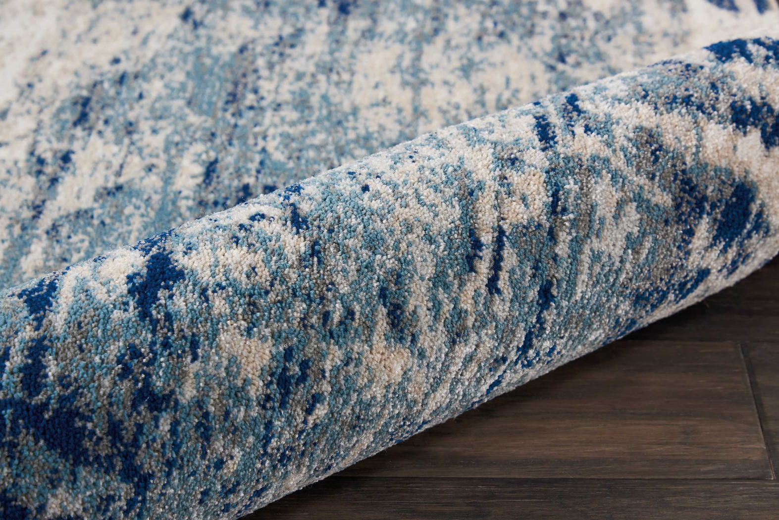 Channe Blue 2'2 x 7'6 Runner Rug - Thumbnail - Image 3