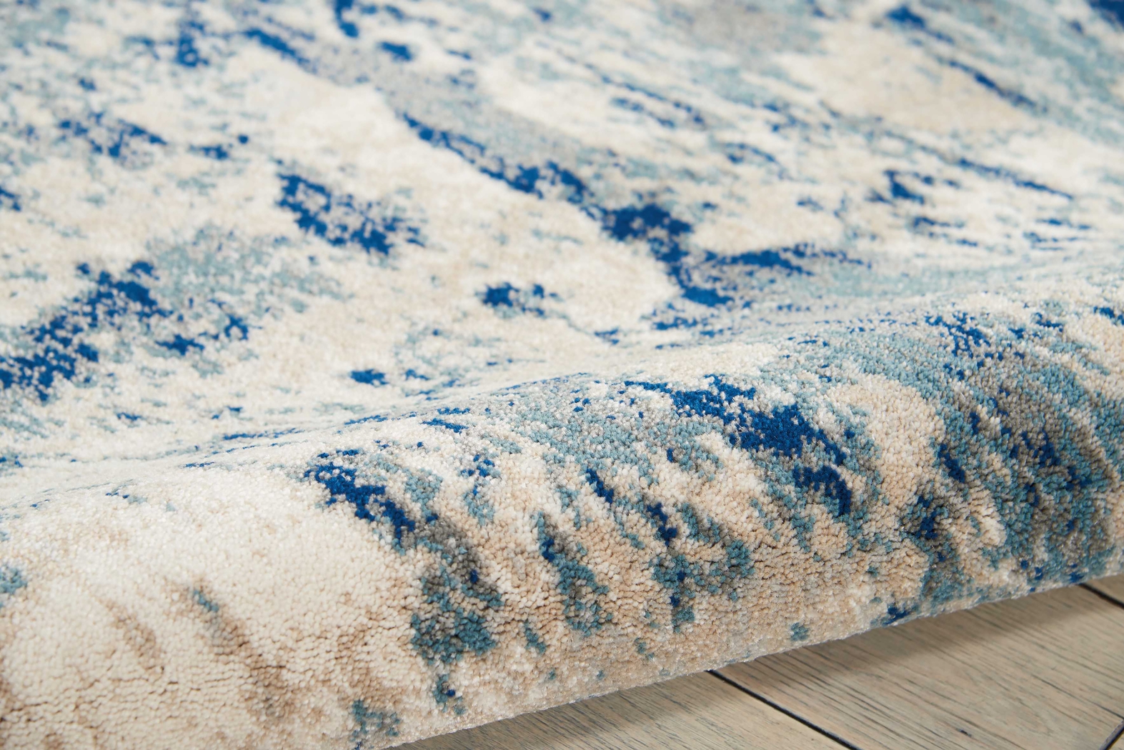 Channe Blue 9'3 x 12'9 Rug - Thumbnail - Image 3