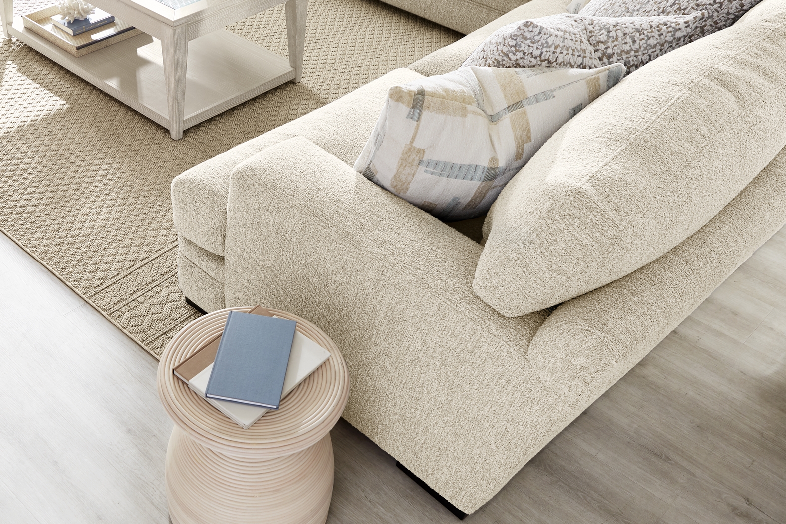 Channel Park Oatmeal Gel Foam Sleeper Sofa - Thumbnail - Image 4