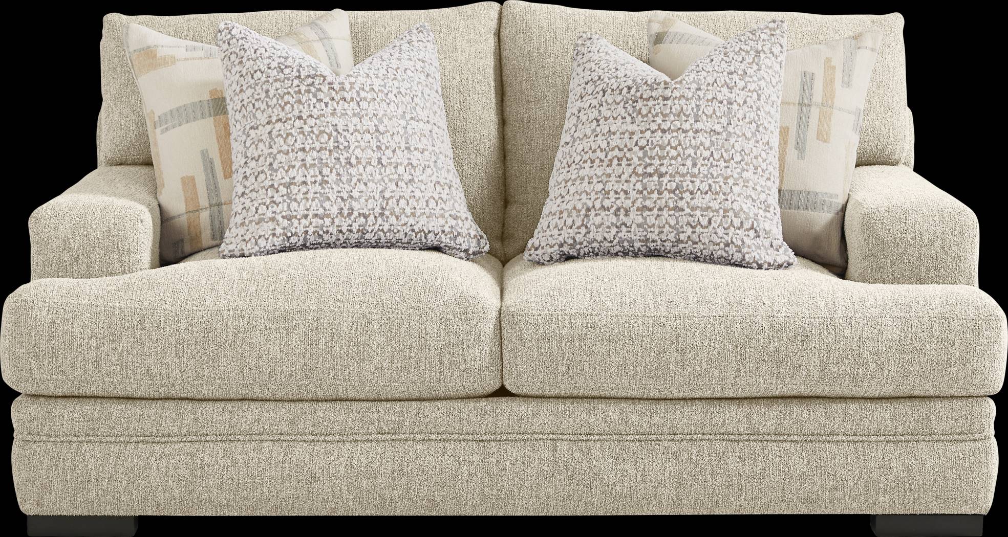 Channel Park Oatmeal Loveseat - Thumbnail - Image 1