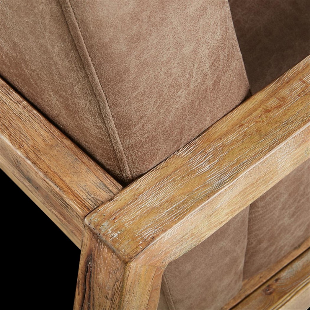 Chanterella Taupe Accent Chair - Thumbnail - Image 2