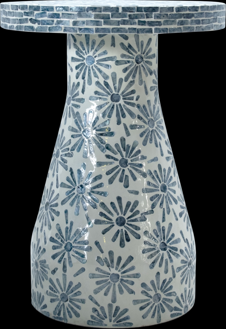 Chanticlar Blue End Table - Thumbnail - Image 3