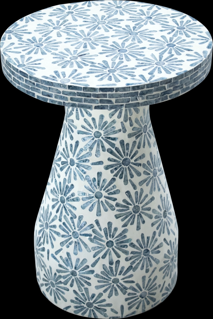 Chanticlar Blue End Table - Thumbnail - Image 4