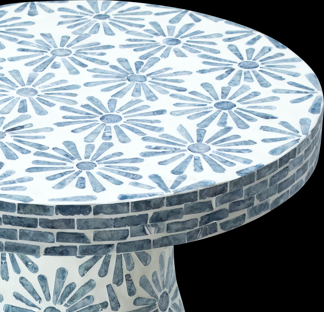 Chanticlar Blue End Table - Thumbnail - Image 5