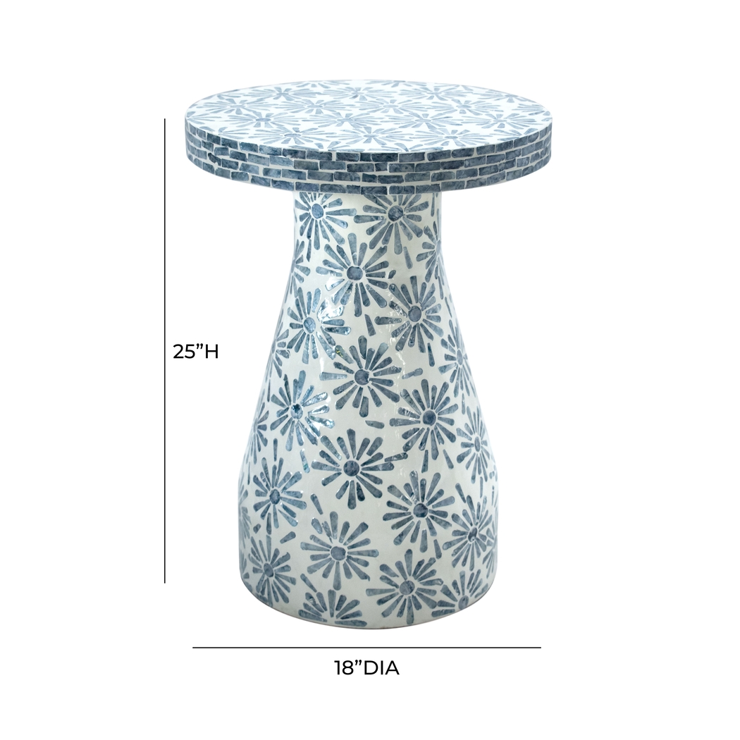 Chanticlar Blue End Table - Thumbnail - Image 6