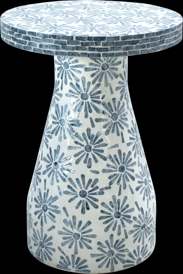 Chanticlar Blue End Table - Thumbnail - Image 1