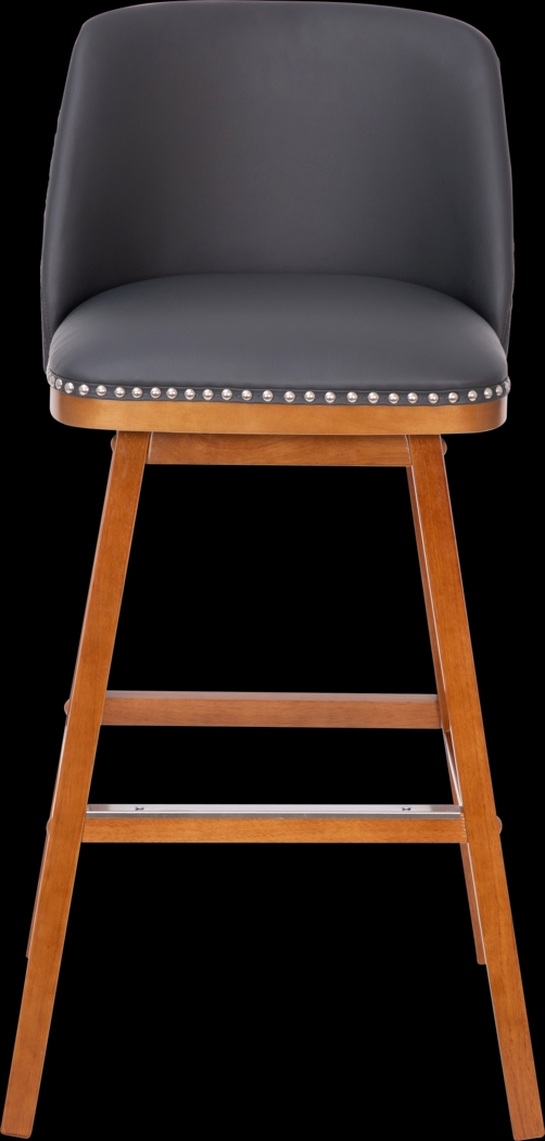 Chanticleer Dark Gray Barstool, Set of 2 - Thumbnail - Image 6