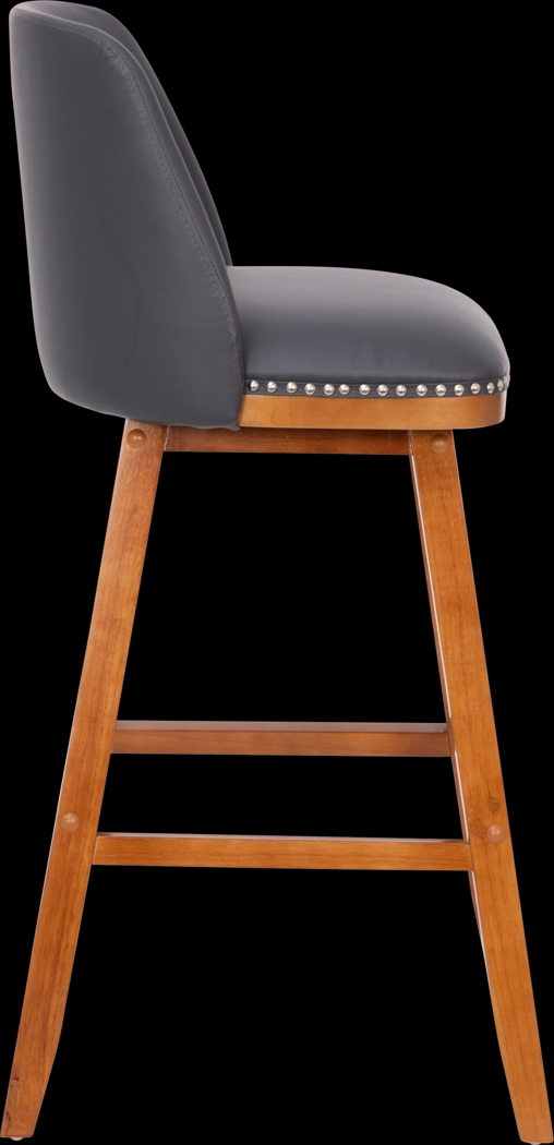 Chanticleer Dark Gray Barstool, Set of 2 - Thumbnail - Image 8