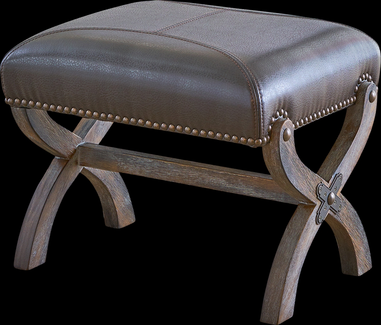 Chanticleer Gray Accent Chair & Ottoman - Thumbnail - Image 3