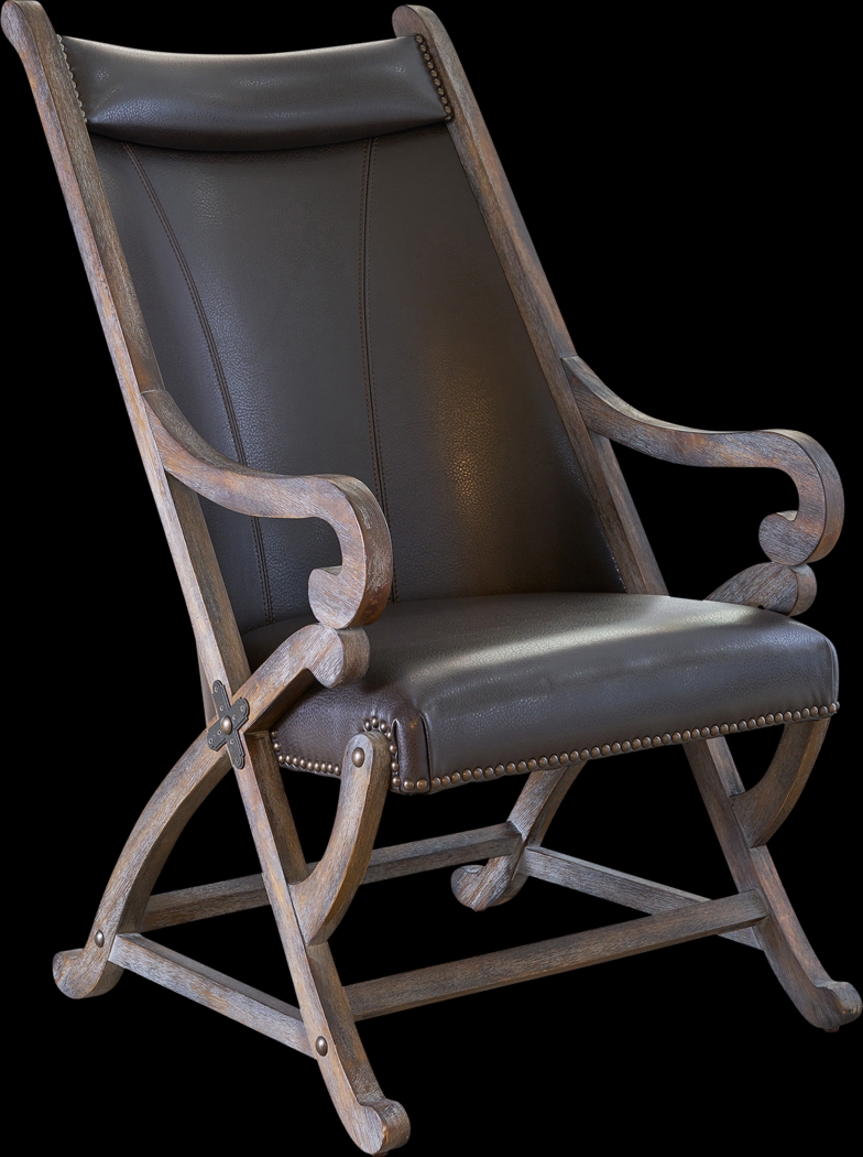 Chanticleer Gray Accent Chair & Ottoman - Thumbnail - Image 1