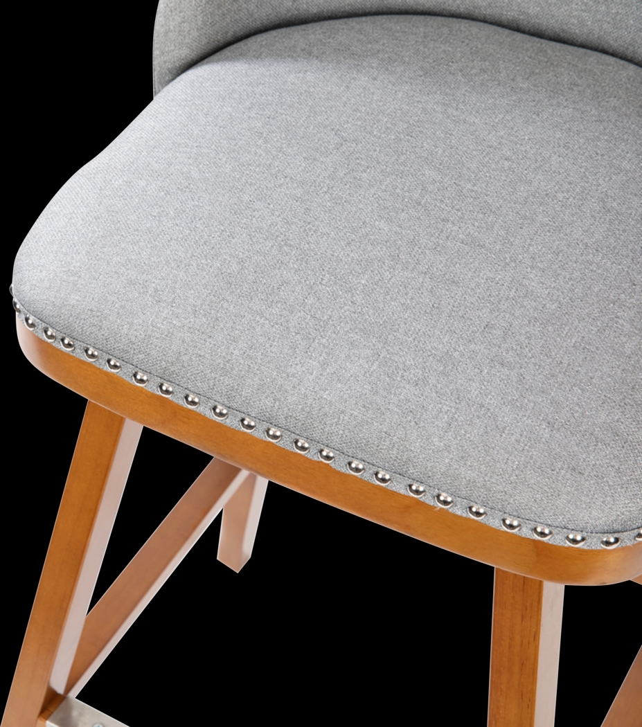 Chanticleer Gray Barstool, Set of 2 - Thumbnail - Image 5