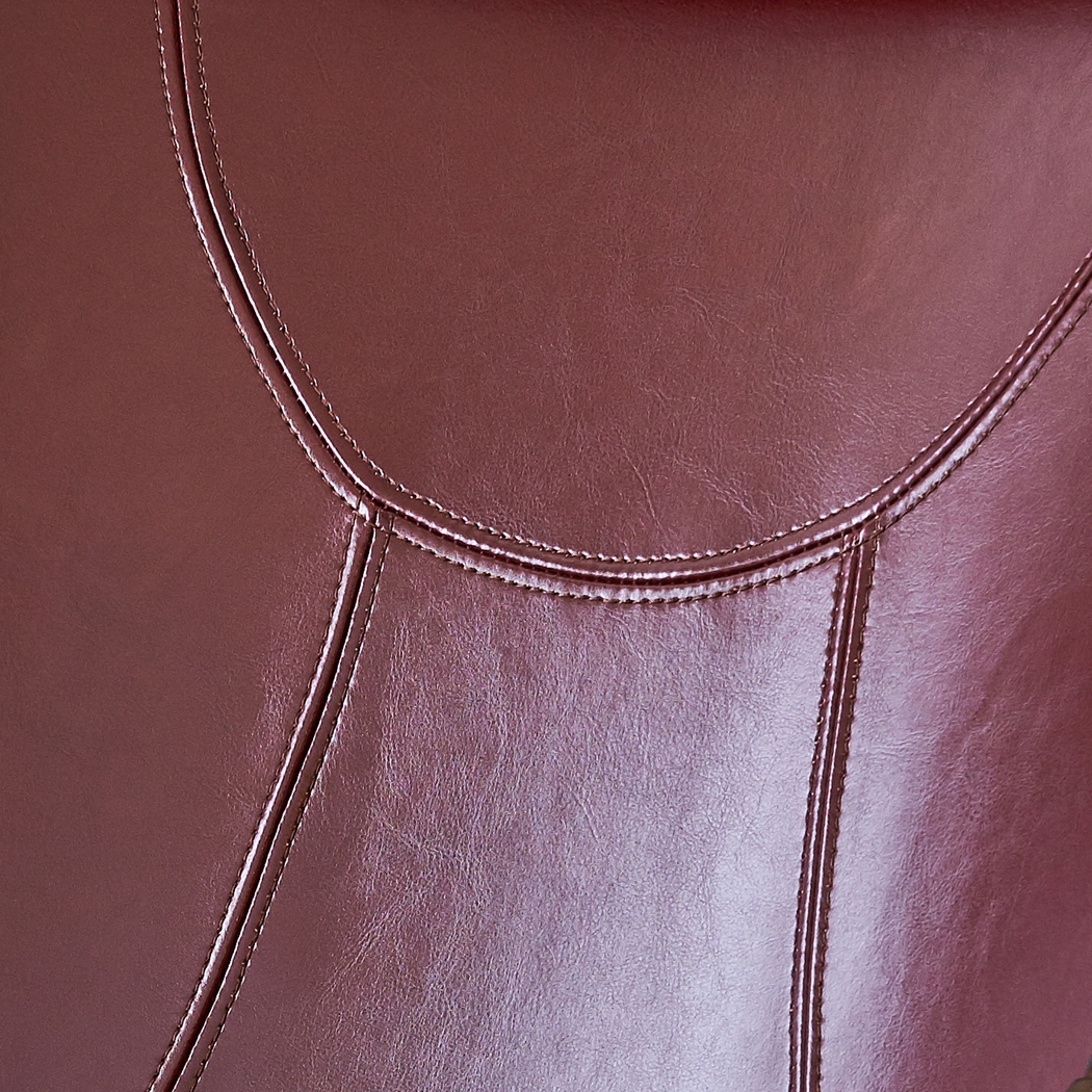 Chanticleer Red Accent Chair & Ottoman - Thumbnail - Image 10